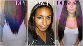 4 INGREDIENT SUPER HAIR GROWTH OIL works for weave damaged edges and slow hair growth