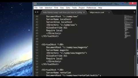 Wamp server Configuration for  Magento & Zend Framework project