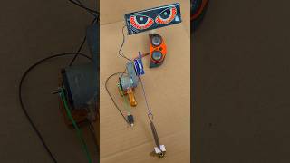 Powered unique eye light and orange spotlights using custom gear setup 👁️ #innovation #tech #shorts
