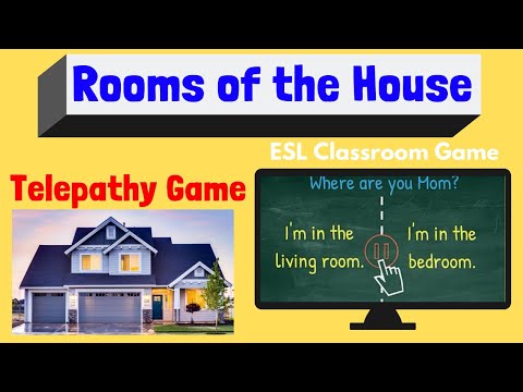 Speak Easy ESL House Board Game