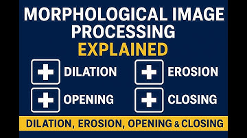 Morphological Image Processing Explained | Dilation, Erosion, Opening & Closing with Examples