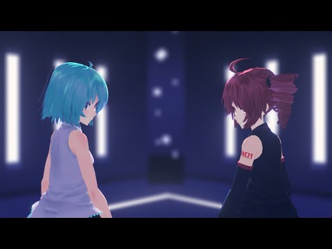 【第3回MMD廃】ミクさんとテトさんに「祝福/YOASOBI」を踊ってもらった【MMDRAB】