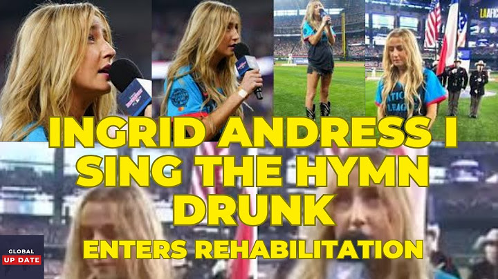 Ingrid Andress Checks into Rehab After Controversial Drunk National Anthem Performance