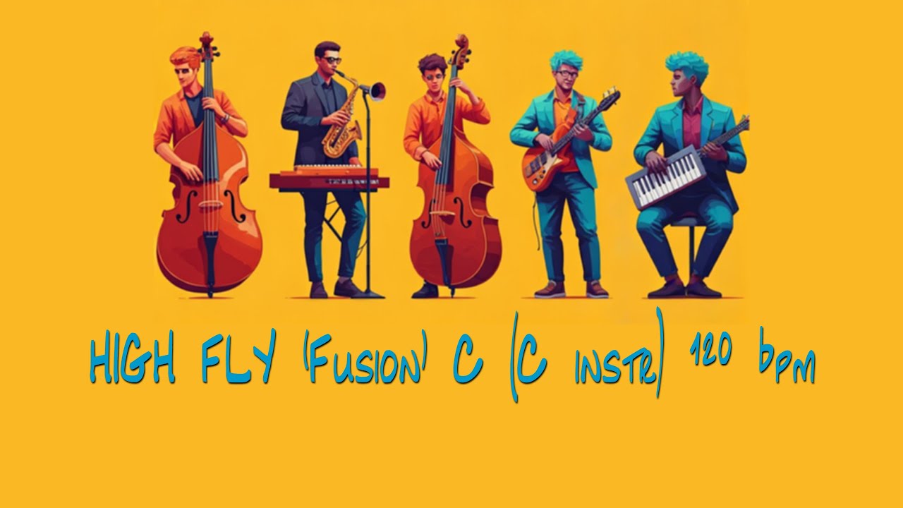 HI-FLY (Fusion) backing track C (C instr) 120 bpm