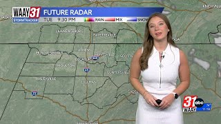 Dry, cooler, and pleasant conditions before hot temperatures return