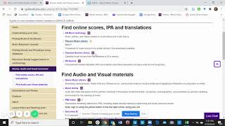 JMU Libraries Music Education Guide: Scores, Audio and Visual resources