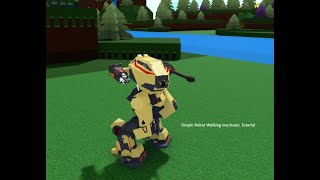 Robot walking mechanic tutorial | Build a Boat for Treasure