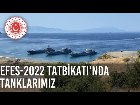 EFES-2022 Tatbikatı Kapsamında, Piyadeler ve Tanklarımız Düşman Hedeflerini Başarıyla Vurdu.