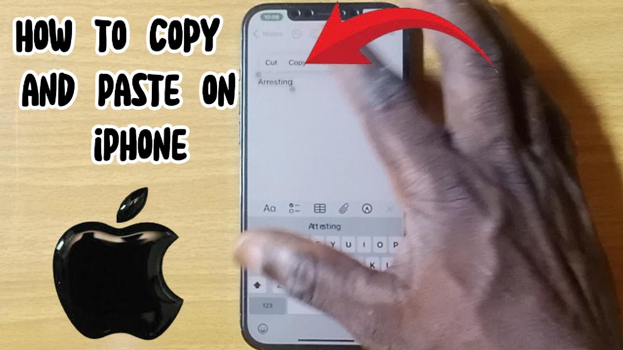 How to Copy and Paste on iPhone - YouTube