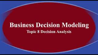 Lecture BDM Topic 8- 01 of 4 Net Worth