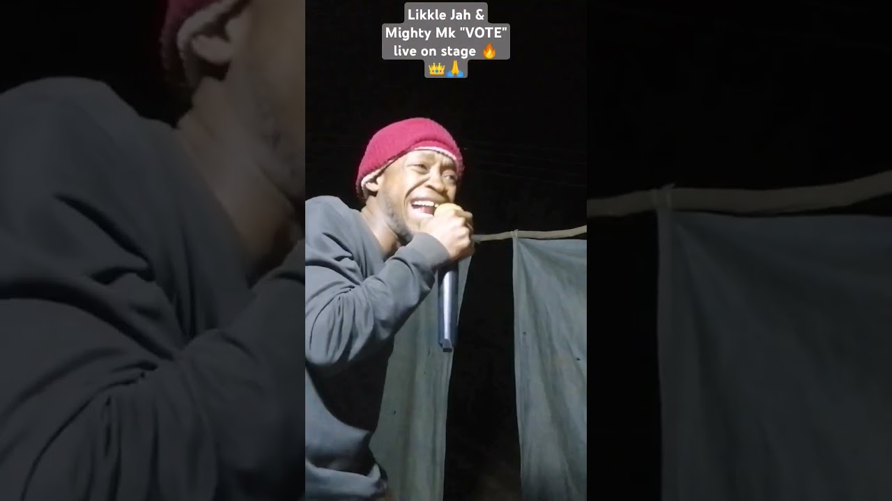 Likkle Jah & Mighty Mk live on stage perform "VOTE" 2025 🔥👑🙏
