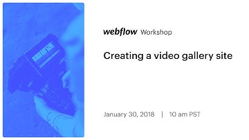 Creating a video gallery site
