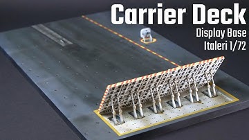 Carrier Deck Display Base 1/72 Italeri 1326 Quick Build Video | RWO Models