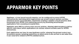 Full AppArmor   HTTPS Guide
