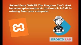 Solved Error Xdanp The Program Cant Start Because Apimswincrtruntimel110dll Is Missing