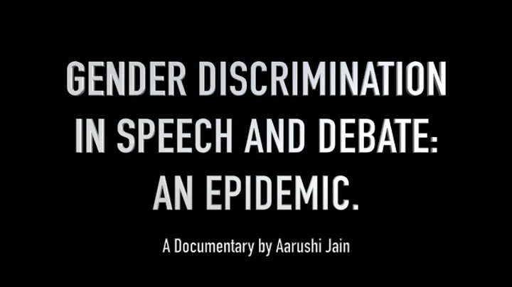 Gender Discrimination in Speech and Debate: An Epi...