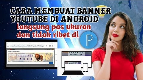 Youtube banner | Membuat banner youtube di pixellab #banner