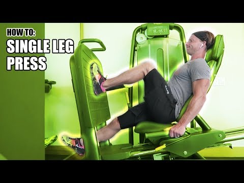 How To Do A SINGLE LEG HORIZONTAL LEG PRESS | Exercise Demonstration Video and Guide