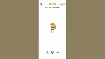 Help him lose weight - brain out brainstorming level 3 gameplay walkthrough solution | Gaming Hub