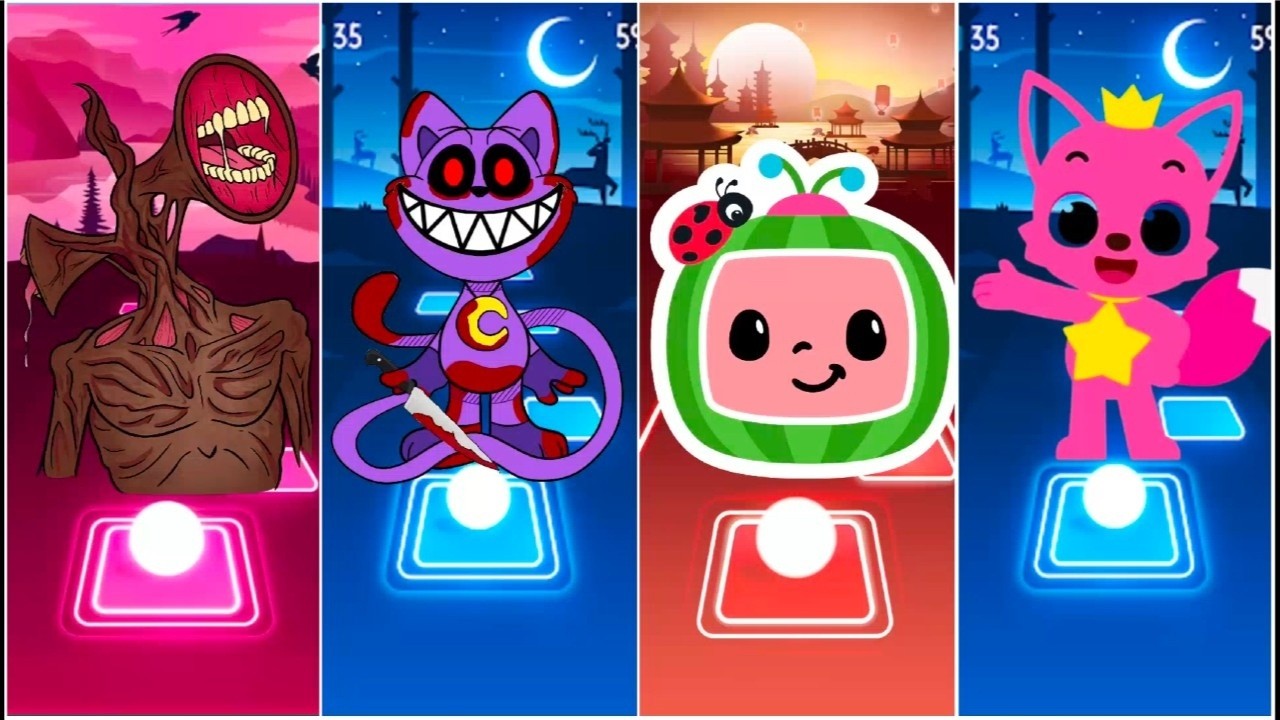 Siren Head vs Cartoon Cat vs Cocomelon vs Pinkfong – Who Wins ?