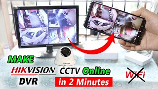 अपने CCTV को देखे मोबाइल पे कही से भी || How to make Hikvision DVR online in just 2 minutes in Hindi screenshot 4