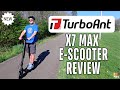 HOT SWAP BATTERY ELECTRIC SCOOTER - TURBOANT X7 MAX REVIEW