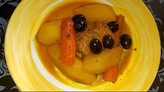 TAJINE DE VEAU (POMMES DE TERRE ET CAROTTES FACILE)