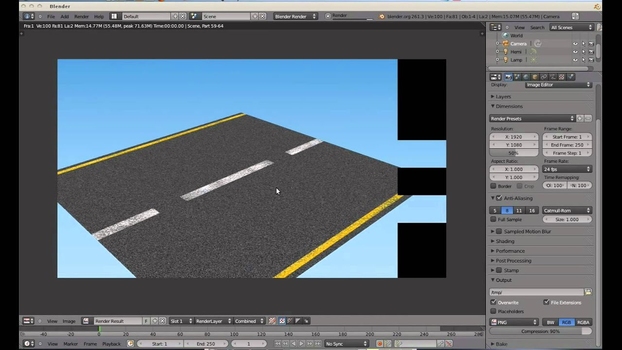 Creare Una Strada In Gimpblenderseconda Parte
