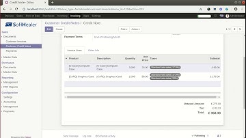 Merge Invoices Odoo