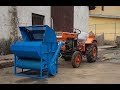 Vitex multifunction tractor rice thresher demo