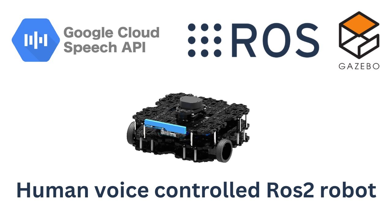 Simple Human Voice Controlled Ros2 + Gazebo Simulated Robot - YouTube
