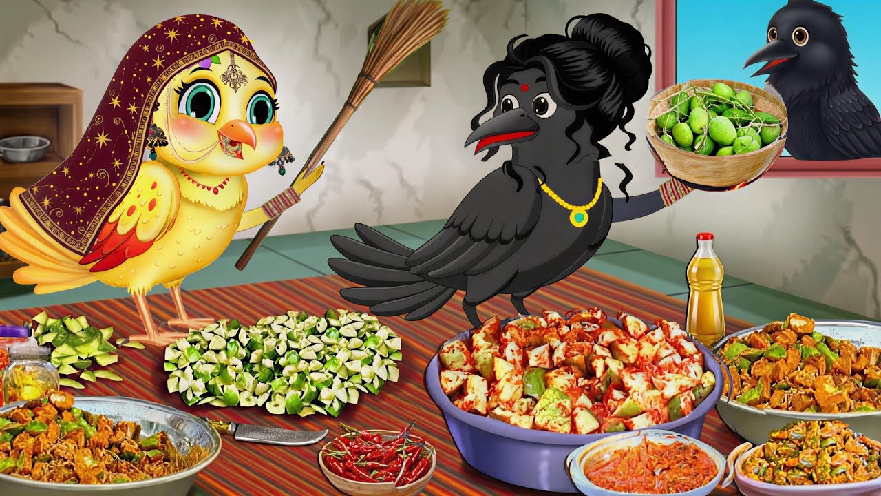 छोटी चिड़िया ने हराई बड़ी चील | Komal Chidiya Ka Ghar Kahani |Komal Chidiya Wala Cartoon Acha Kahani