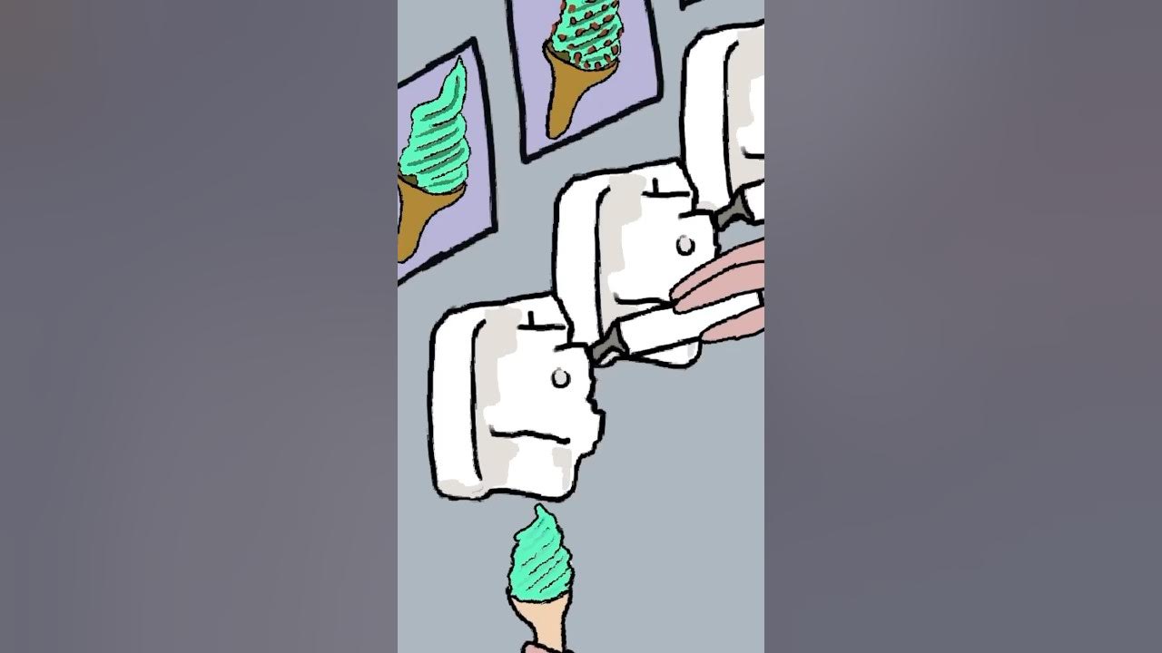 The white crayon meme part 4 Do you like mint chocolate ice cream? 