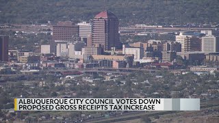 Albuquerque City Council votes down proposed gross receipts tax increase