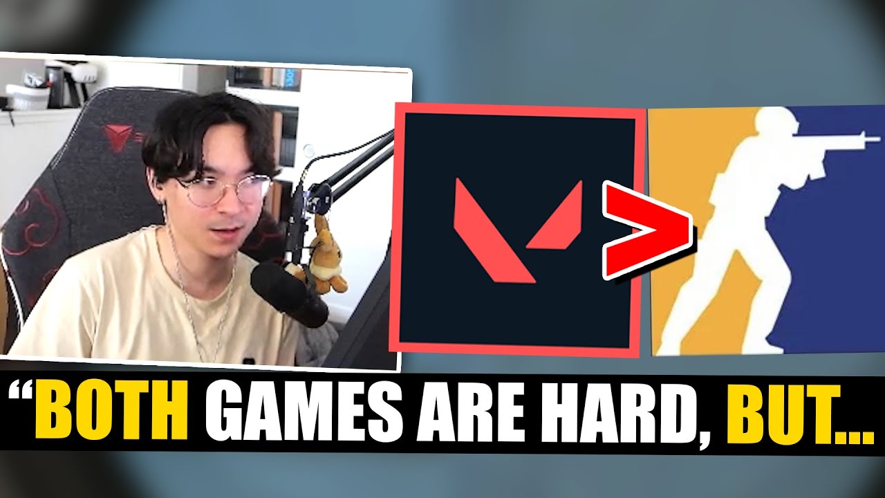 TenZ on which game is HARDER to go PRO? Valorant? or CS? - YouTube