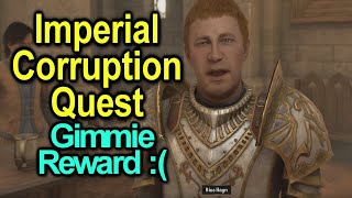 Imperial Corruption Quest | Garbage reward but might set up for something ells | Oblivion Remastered