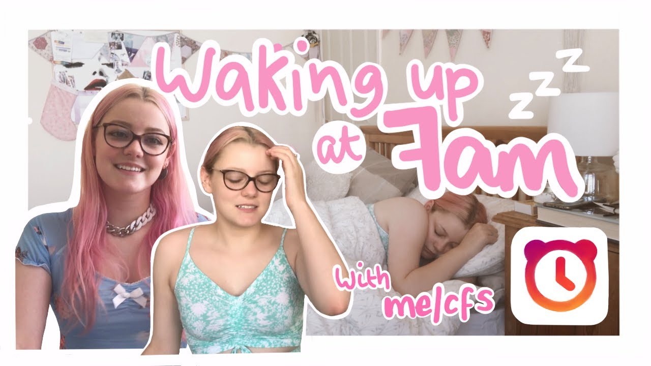 WAKING UP AT 7AM for a week with CHRONIC FATIGUE. Using a puzzle alarm clock to wake up with ME/CFS.