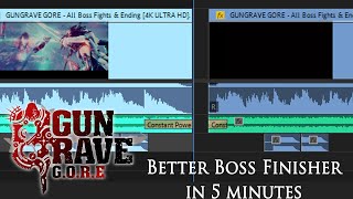 Less Lame Gungrave G.O.R.E Boss Finisher