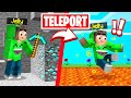 MINE = TELEPORT TROLL In SPEEDRUNNERS vs. HUNTERS! (Minecraft)