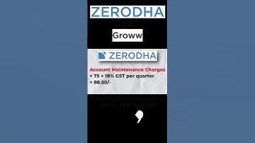 Zerodha account maintenance charges #zerodha #zerodhakite