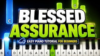 Blessed Assurance | Easy Piano Tutorial For Beginners