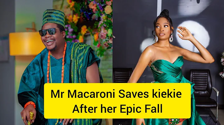 Watch How  Mr Macaroni Carried Kie Kie  Off Stage After Her Tragic Fall @the Trendupp Award