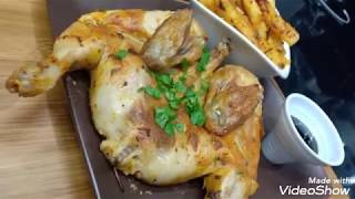 Coquelet Et Potatoes Au Four Pour Un Dinner Ou Dejeuner عشاء او غداء سريع كوكلي و بوتايتوس في الفرن