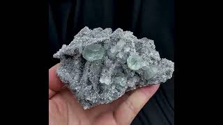 Video preview: Blue-Windowed Fluorite with Quartz — Fujian, China | Natural Mineral Specimen