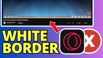 How To Remove White Border Youtube Video on Opera GX