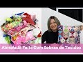 APRENDA COMO FAZER ALMOFADA COM SOBRAS DE TECIDOS - PASSO A PASSO- DIY - PILLOW.