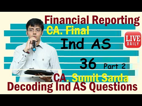 Ind AS 36 | Impairment | CA Final FR |  | Hindi Version | RTP MTP PEQ | Part 2 | CA. Sumit Sarda