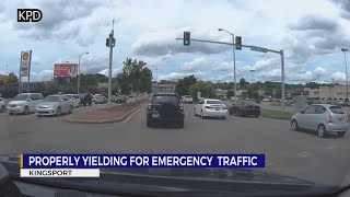 KPD: drivers failing to yield for emergency vehicles