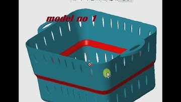 model no 1 creo 3d modeling,basket