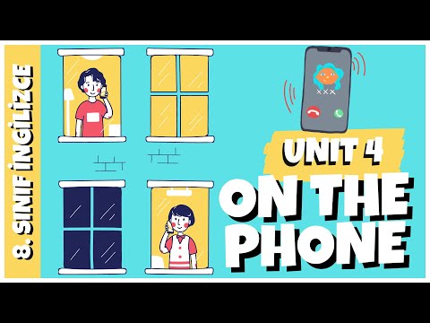 8. Sınıf İngilizce 4. Ünite | ON THE PHONE | Ünite Kelimeleri ve Konu Özeti + PDF #lgs2023